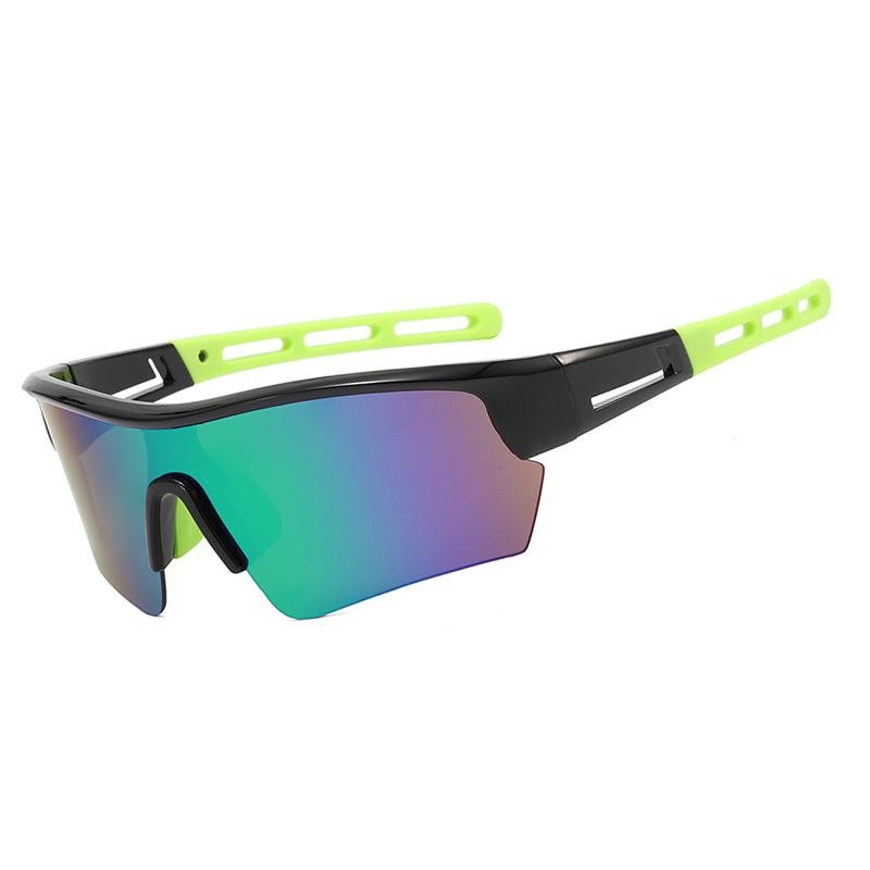Gepersonaliseerde Sport Winddichte Zonnebril Mode Kleurrijk UV-bescherming Fietsen Rijden Bril 9332 thumbnail