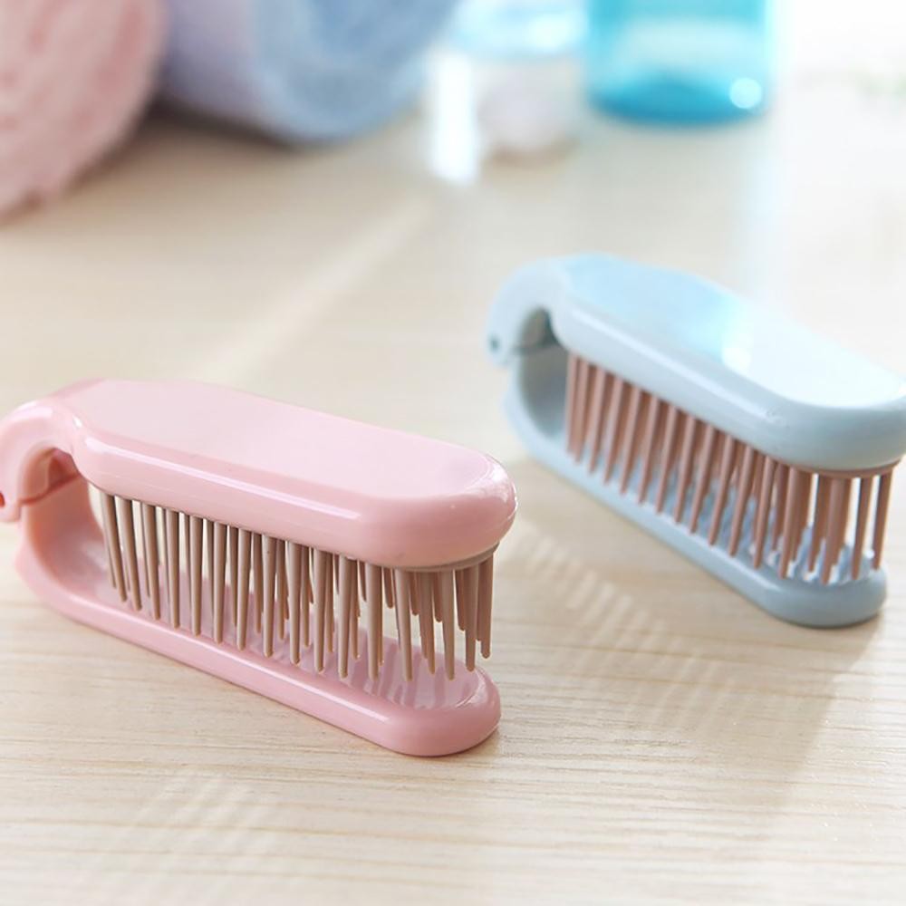 1 Peigne à Cheveux Pliable Peigne Démêlant Portable Brosse à Cheveux Brosse à Cheveux Antistatique Masseur De Tête Peignes De Voyage Accessoires thumbnail