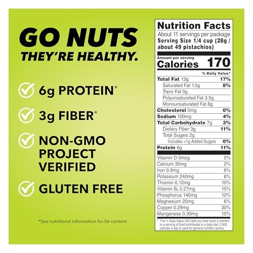 Wonderful Pistachios No Shells Dill Pickle Nuts, 11 Ounce Resealable Bag, Protein Snacks, Gluten Free, Healthy Snacks thumbnail