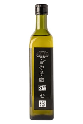 Simple Foods 100% Pure Avocado Cooking Oil - Mild Flavor and Cold Pressed | (1) 16.9 Fl Oz Glass Bottle | Non-GMO, Kosher, Avocado Oil for High Heat C thumbnail