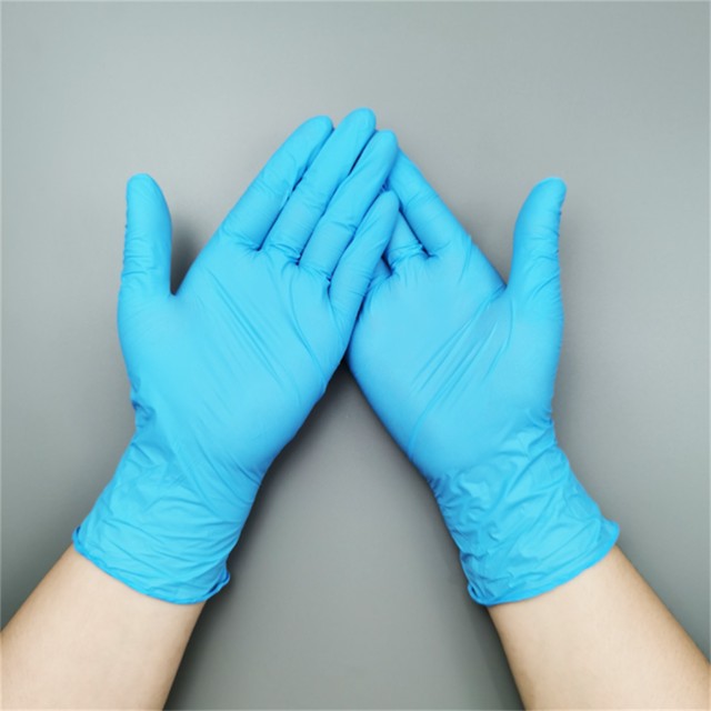 Gants De Sécurité Jetables En Nitrile Pur, 100 PièCES, Bleus Et Noirs, étanches, Sans Allergie, Pour Le Travail, La Mécanique Et Le Ménage, Pour thumbnail