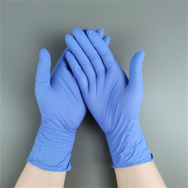 Gants De Sécurité Jetables En Nitrile Pur, 100 PièCES, Bleus Et Noirs, étanches, Sans Allergie, Pour Le Travail, La Mécanique Et Le Ménage, Pour thumbnail