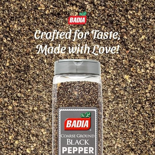 Badia Coarse Ground Black Pepper, 16 Oz – Bold Peppercorn Seasoning for Steaks, Grilling & Everyday Cooking thumbnail