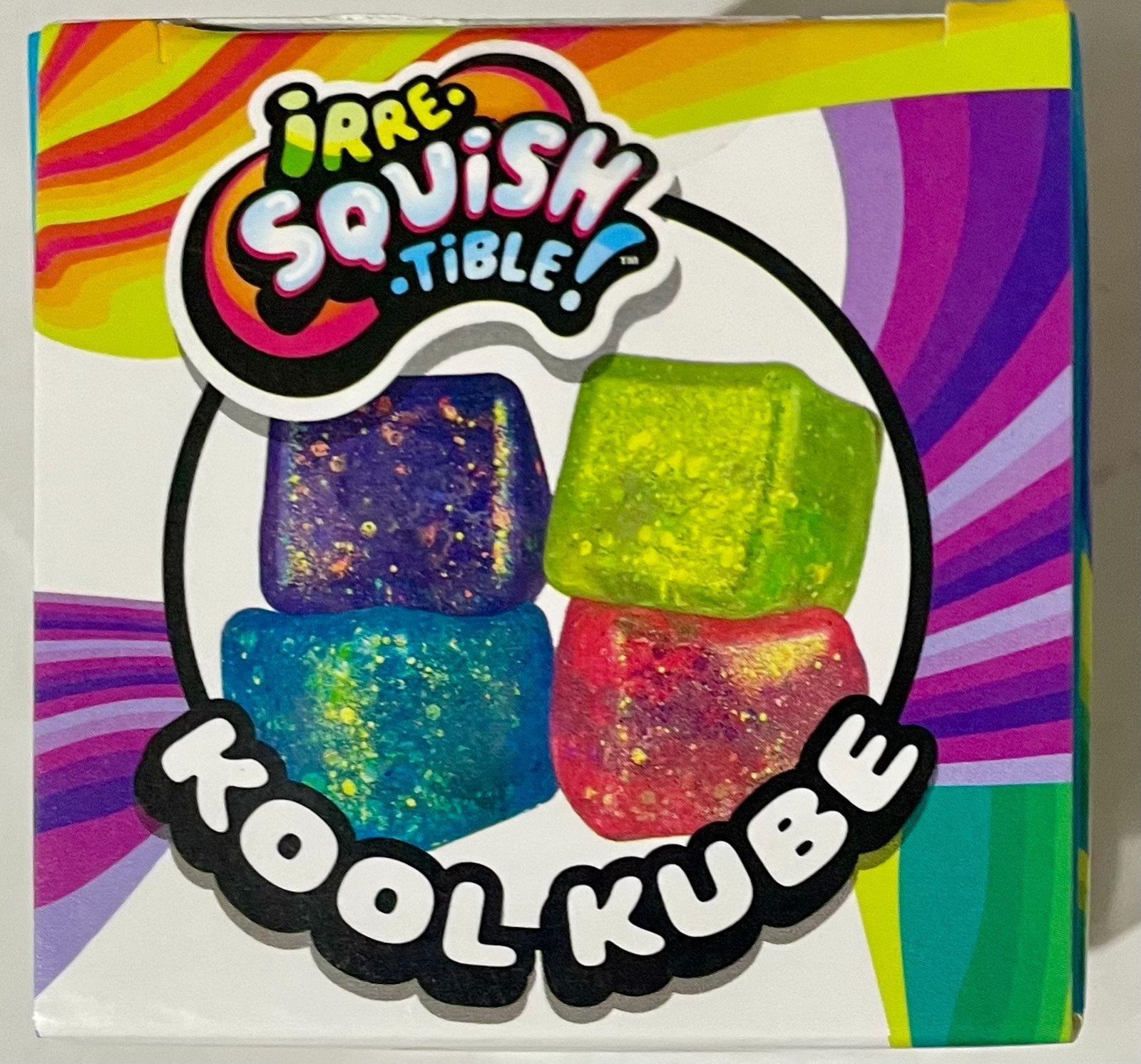 🔥VIRAL IrreSquishTible Kool Kube Purple Glitter Squishy Cube, NEW, Five Below thumbnail