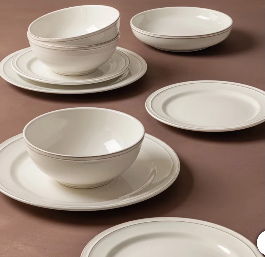 Over&back , 16 Piece - Lake Como  Stoneware Dinnerware Set