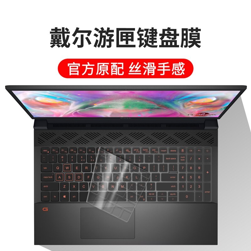 Clear Keyboard Cover Film for Dell Inspiron 5584 5598 5501 5502 7590 7591 5593 5590 7501 5509 5505 G15 5510 5515 5511 5520