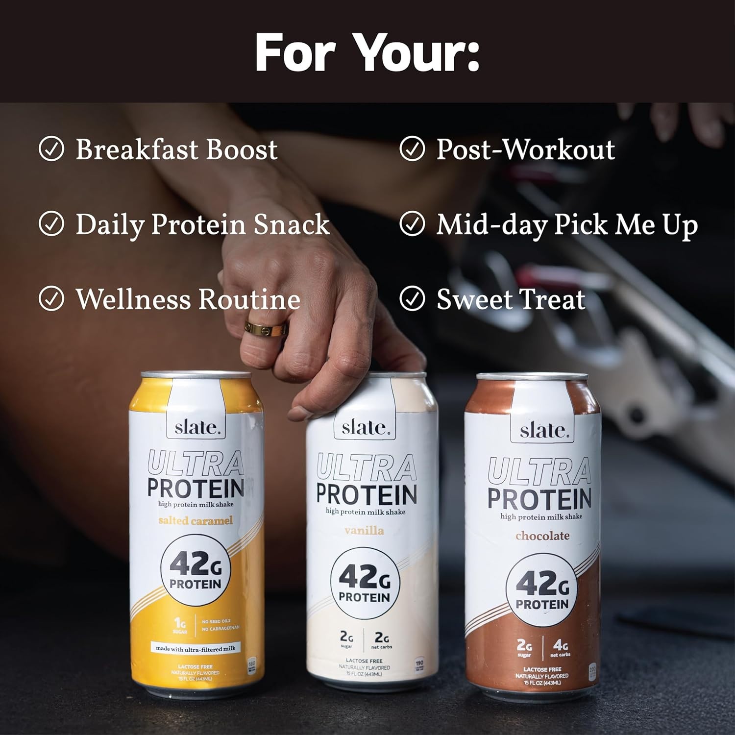 Milk - Ultra Protein Shake - Sweet & Salty Pack - Chocolate, Vanilla, Salted Car thumbnail