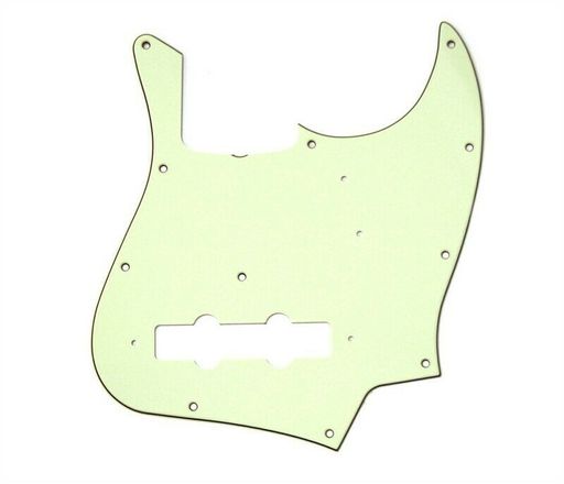 NEW - Genuine Fender Pickguard for 62 Jazz Bass, MINT GREEN, 005-4081-000