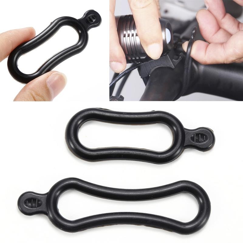 2 Teile/satz Fahrrad Licht Befestigung Gummiband Scheinwerfer Installation Montieren O-Ring Gummi Fahrrad Licht Montieren Installieren Teile