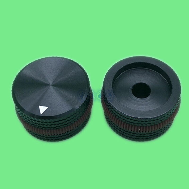 5 Stück 25mm * 15,5mm Aluminium Knopf Mit Weichen Gummi Ring Potentiometer Knopf Kappe Bedienung Tafel Einstellung Knopf Runde See 6mm thumbnail