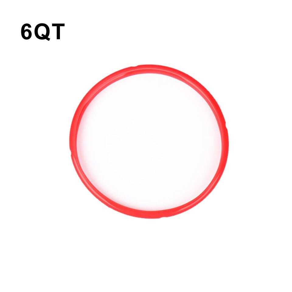 3 Farben Erhältlich Leck Nachweisen Lebensmittel Klasse Silikon Gummi O-Ring Dichtungen Ring Für 3/6 Qt Sofortig Topf Silikon Dicht Ringe thumbnail