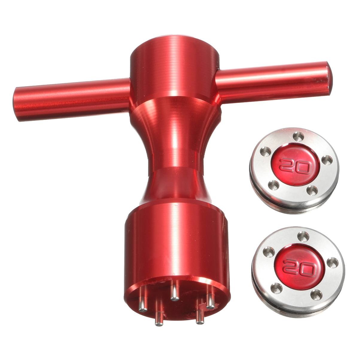 2 Stck Für Titleist-Scotty-Cameron Putter Rot Golf Gewichte + Schlüssel Schlüssel Werkzeug 10g/15 G/20g/25g/30g/35g/40g Enthalten Gummi Ringe thumbnail