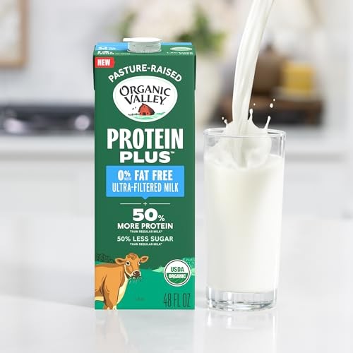 Organic Valley Protein Plus Organic Ultra-Filtered Milk, Fat Free Skim, 48 Fl Oz thumbnail