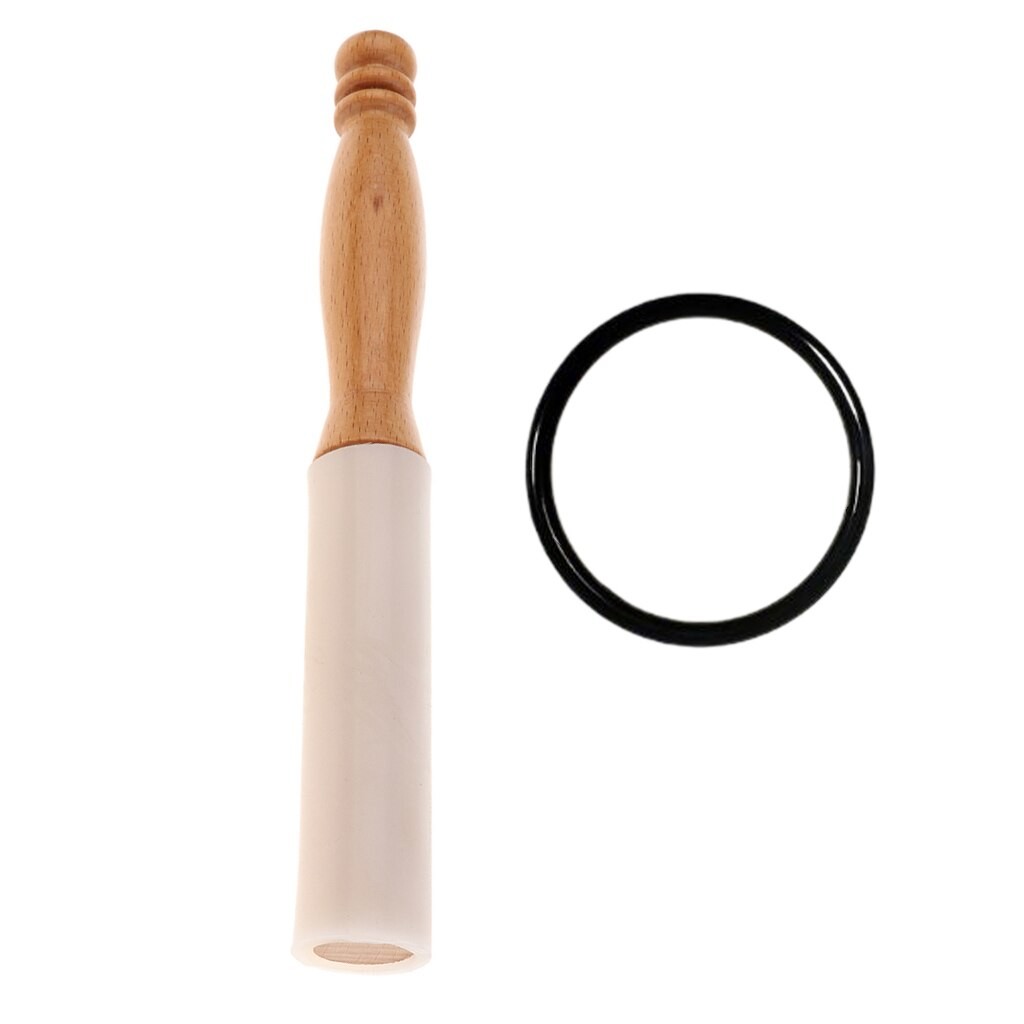 10 Zoll Singen Schüssel Gummi Hammer Stock Gummi Ring Für Tibetischen Meditation Klang Schüssel Gewidmet Teile Zubehör thumbnail