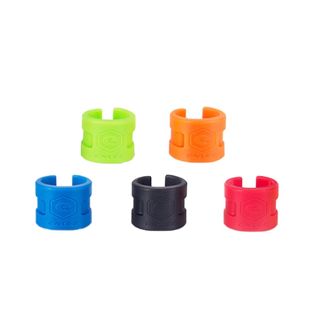 5Stck Anti-Kollision Gummi Schutzhülle Ringe Straße Hinten Gabel Kette Schutz Mountainbike Ausrügestochen thumbnail