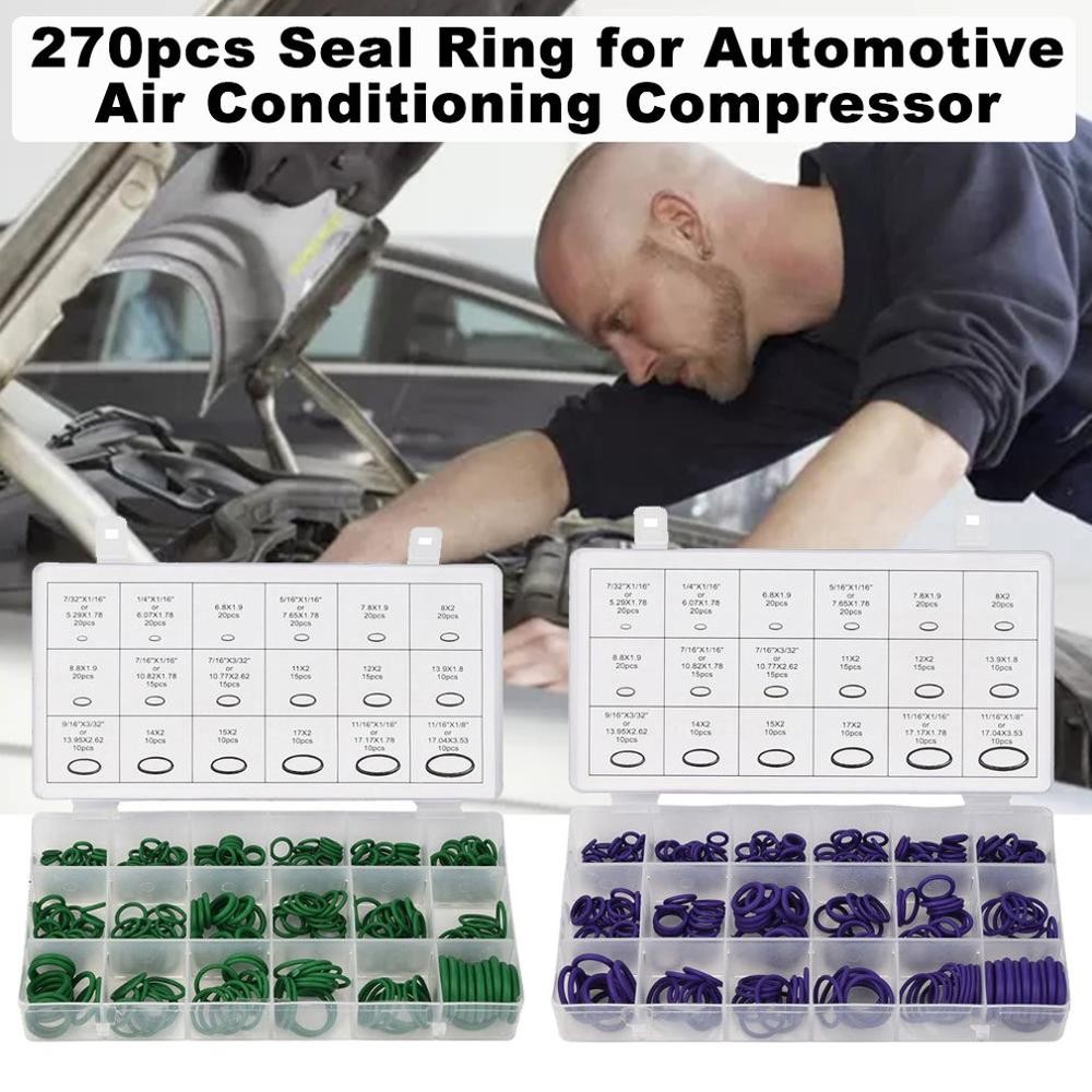 Multifunktions 270 Stck Sortiert O Ring Einstellen Sortiment Bausatz Gummi Dichtungen Waschbecken Klopfen Scheiben Sanitär Luft Gas O Ring Dichtungen