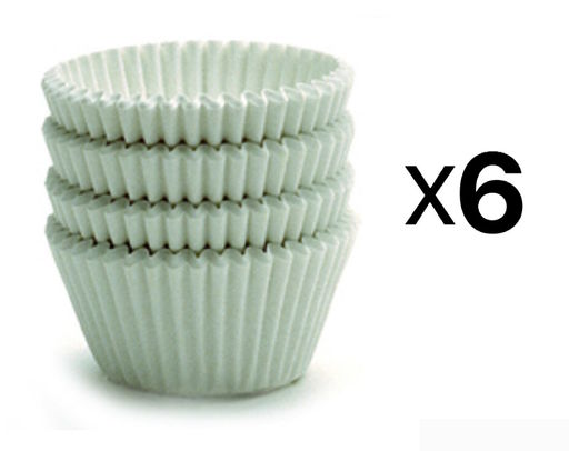 Norpro White Paper Standard Baking Muffin Cupcake Cup Wrapper Liner 75 (6-Pack)