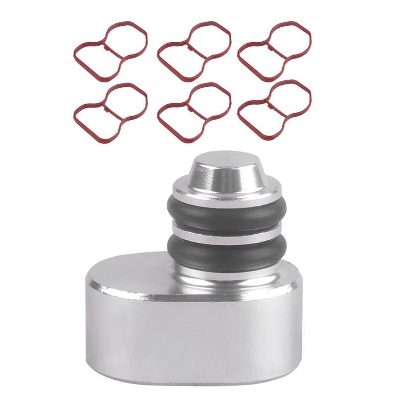 Saugrohr Strudel Klappe Leer Reparatur Bausatz Aluminium Billet Stecker Fluor Gummi O-Ring Mit Dichtungen Für N57 Diesel- Motor-