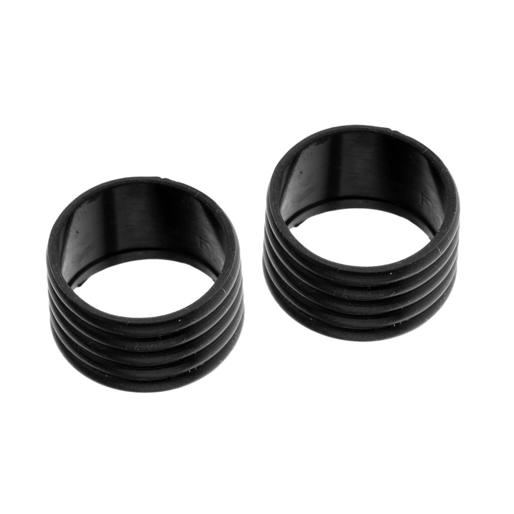 1 Paar Schläger Griff Band Abschluss Ringe Ende Gummi Ende Ringe