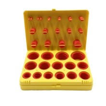 386 Teile/satz Gummi O Ring Sortiment Bausatz Metrisch Oring Unterlegscheibe Dichtung Abdichtung O-Ring Pack Kunststoff Kasten Silikon Verrotten Gummi