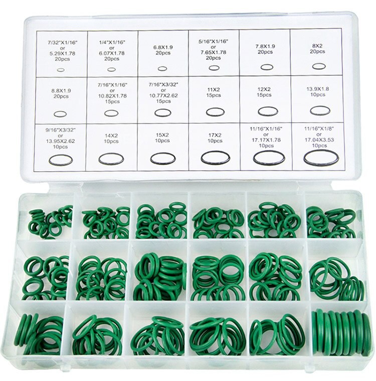 270 Teile/satz Gummi O Ring Sortiment Bausatz Oring Unterlegscheibe Dichtung Abdichtung O-Ring Pack 18 Größen Mit Kunststoff Kasten Silikon Gummi Ri thumbnail