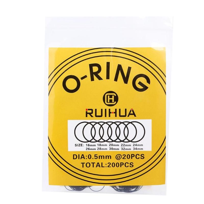 200 Stücke Mini Gummi O-Ringe Unterlegscheibe 0.5/0.6/0,7mm Erweiterte Uhr Schaltung Rabatt Wasserdichte Dichtungen Für Uhr Reparatur Zubehör thumbnail