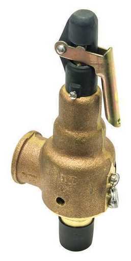 KUNKLE VALVE 6010DCM01-KM-30 Safety Relief Valve,1/2in. X3/4in,30 PSI