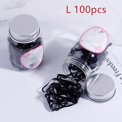 Neue 200/100Stck Einweg Gummi Band Konserven Freundlicher Baby Farbe Elastische Haar Band Ring Scrunchie Seil Zubehör thumbnail