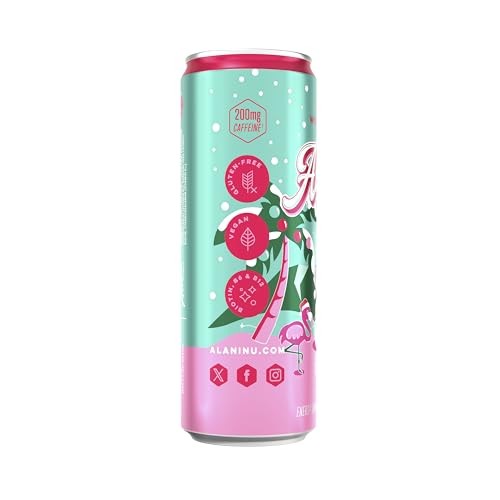 Alani Nu WINTER WONDERLAND, Sugar Free, Low Calorie Energy Drinks, 200mg Caffeine, Biotin, B Vitamins, Zero Sugar, 10 Calories, 12 Fl Oz Cans, 12 Pack thumbnail