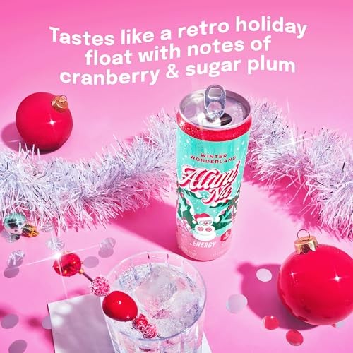 Alani Nu WINTER WONDERLAND, Sugar Free, Low Calorie Energy Drinks, 200mg Caffeine, Biotin, B Vitamins, Zero Sugar, 10 Calories, 12 Fl Oz Cans, 12 Pack thumbnail