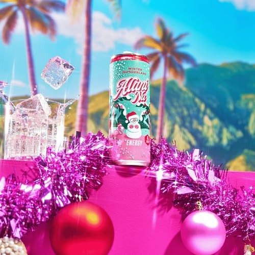 Alani Nu WINTER WONDERLAND, Sugar Free, Low Calorie Energy Drinks, 200mg Caffeine, Biotin, B Vitamins, Zero Sugar, 10 Calories, 12 Fl Oz Cans, 12 Pack thumbnail