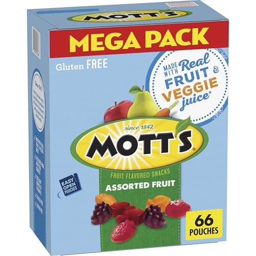 Mott's Assorted Fruit Flavored Snacks 66 Count