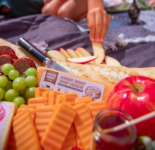 Farmers Market, Gluten Free, Keto, Paleo, Low Sodium, Zero Sugar, Wisconsin Cheese, 1-Pack, Vermont Extra Sharp Cheddar thumbnail