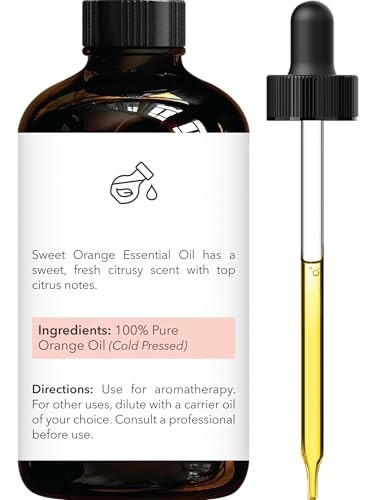 Brooklyn Botany Sweet Orange Essential Oil - Huge 4 Fl Oz - 100% Pure and Natural - Premium Grade with Dropper - for Aromatherapy and Diffuser thumbnail