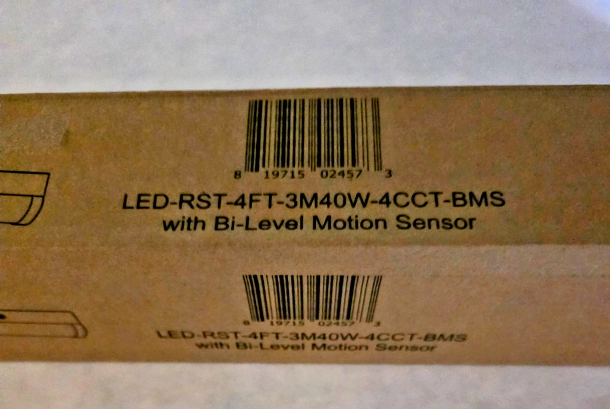 EnvisionLED LED-RST-4FT-3M40W-4CCT-BMS Bi-Level Motion Sensor Shop Light thumbnail