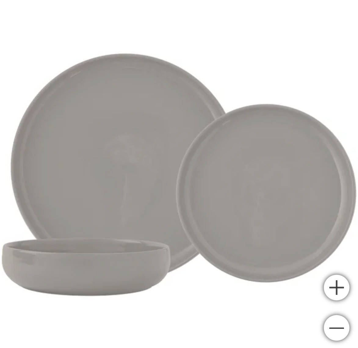 Safdie,  12 Piece Alma Stoneware Dinnerware Set (Choose Color)