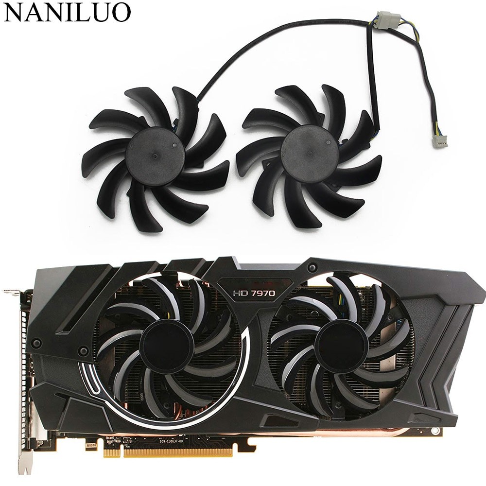 2 Teile/los 85mm FDC10H12S9-C 12V 0.35A HD 6850 6970 7870 7950 7970 R9 290 R9 280X Für Saphir HD6850 HD6970 HD7870 2G HD7950 HD7970 Grafiken Kühler 