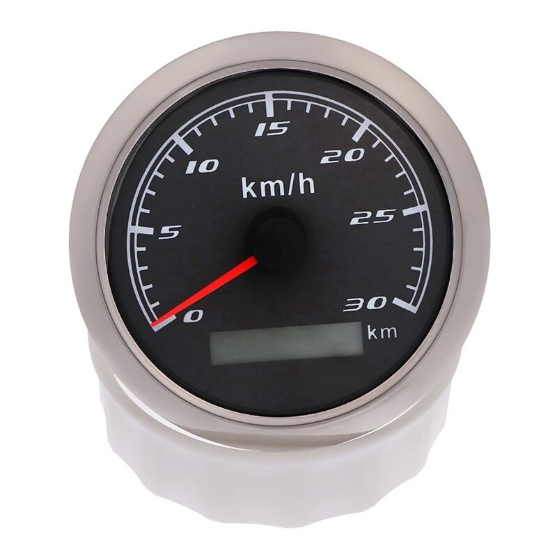 85MM Auto Tacho Messgerät 30 Km/h Digitale Impuls Signal Geschwindigkeit Kilometerzähler Ohne GPS Antenne Stiefel Zubehör 12V 24V