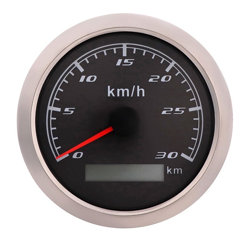 85MM Auto Tacho Messgerät 30 Km/h Digitale Impuls Signal Geschwindigkeit Kilometerzähler Ohne GPS Antenne Stiefel Zubehör 12V 24V thumbnail
