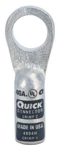 FUSION 4804-525-001H Lug Starter/Ground, 4 Crimp, Copper