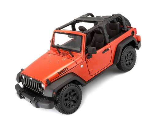 Maisto 2014 Jeep Wrangler No Top Diecast Vehicle (1:18 Scale)