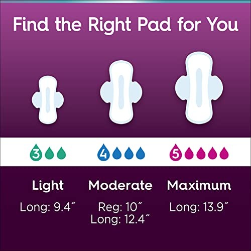 Ultra Thin Pads with Wings - Light Absorbency -66 Count thumbnail