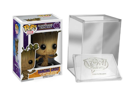 Funko Pop Marvel: Guardians of the Galaxy -Dancing Groot + Funko Protective Case