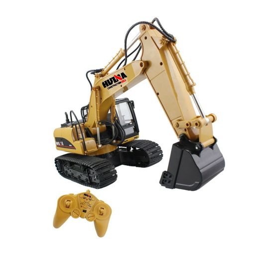 Fisca Remote Control Excavator RC Construction Vehicles 15 Channel 2.4G Full.