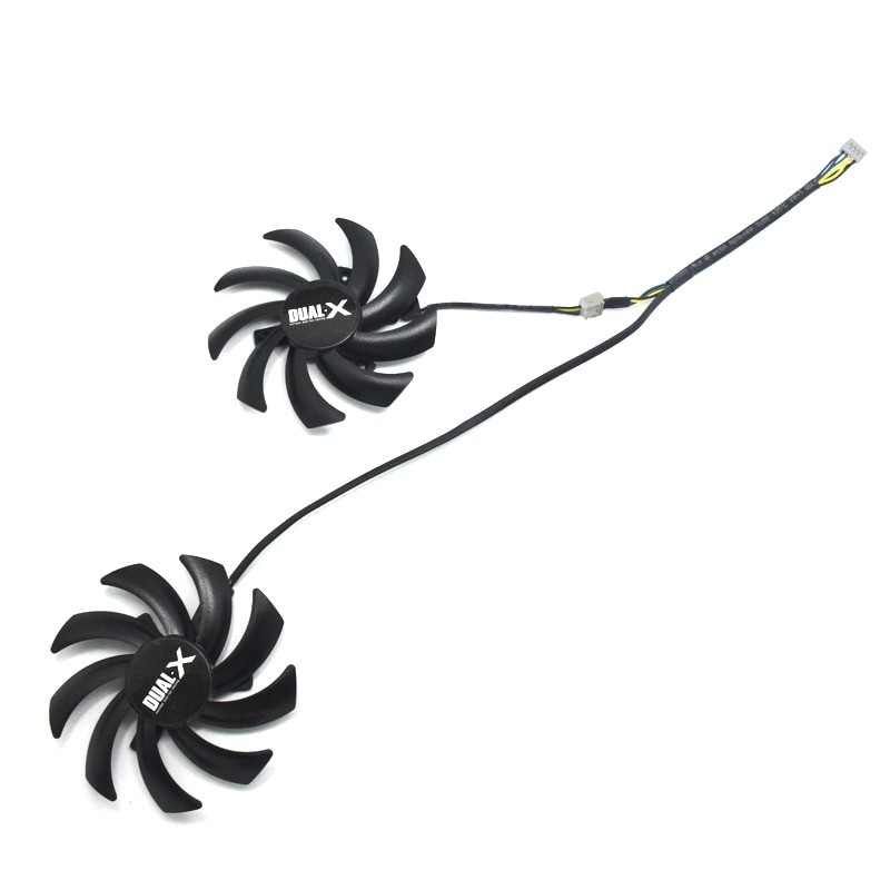 Neue 85MM 4Stift Zwei Kugellager Lüfter Ersetzen Für Saphir R9 270/280/280X/285/HD7850/7870/7950/7970 Video Karte Kühler DIY