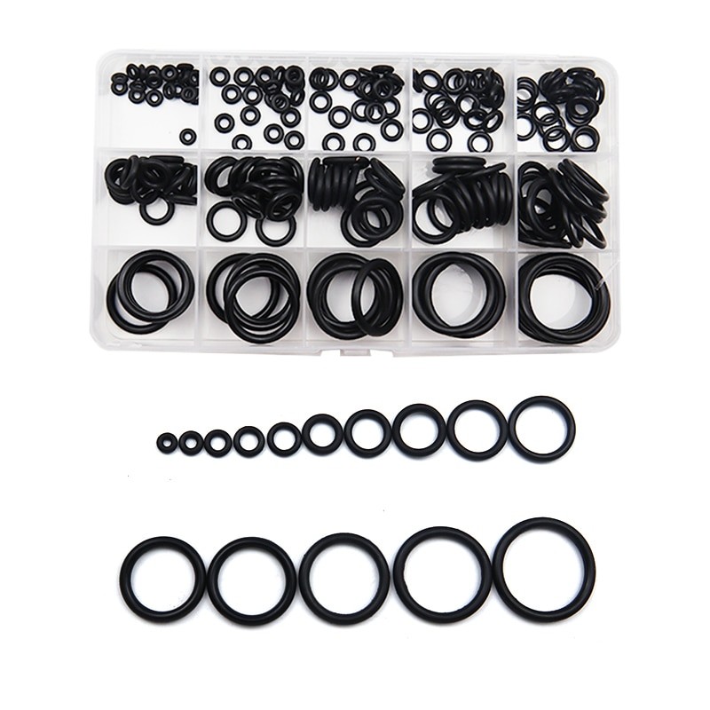O Ringe Dichtung Gummi Abdichtung O-ringe Nitril Unterlegscheibe Dichtungen, Dämpfer Wasserdichte Reparatur Gummi Sortiment Bausatz Abdichtung Ring K thumbnail