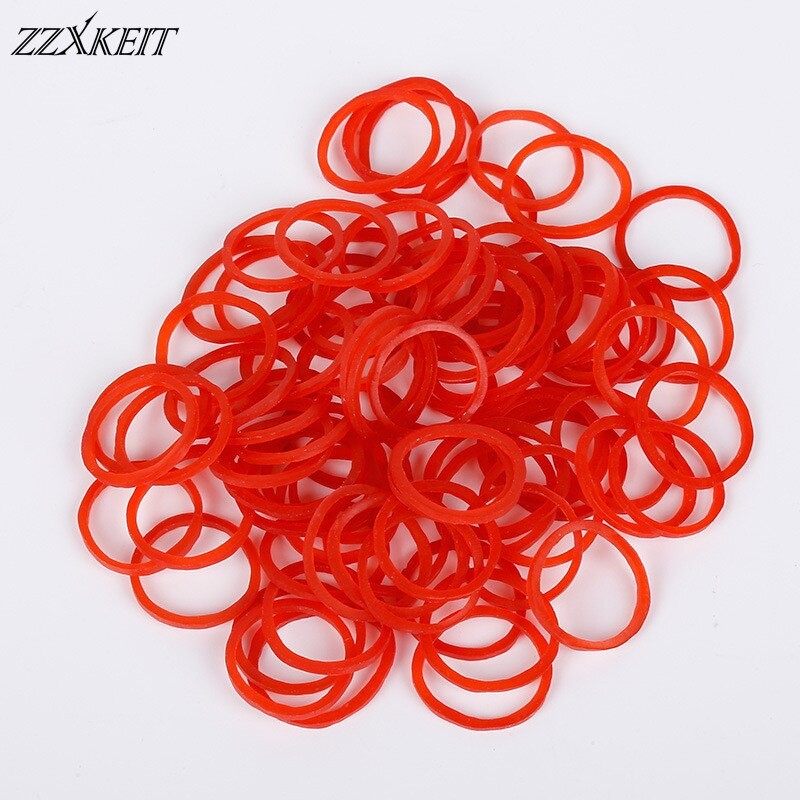 16*1,4mm Verrotten Büro Gummi Ring Gummibänder Starke Elastische Bands Schreibwaren Halfter Band Schleife Schule Büro Liefert