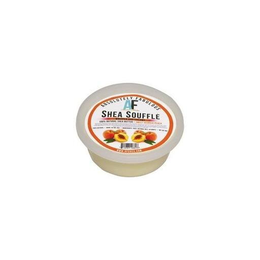 Absolutely Fabulous Shea Souffle 100% Natural Shea Butter Sweet Georgia Peach 8oz