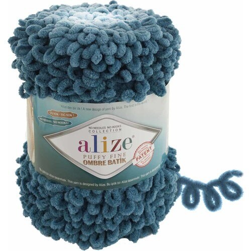 Alize Geschwollen Feine Ombre Batik Bestickt Betroffen Seil 7263-m thumbnail