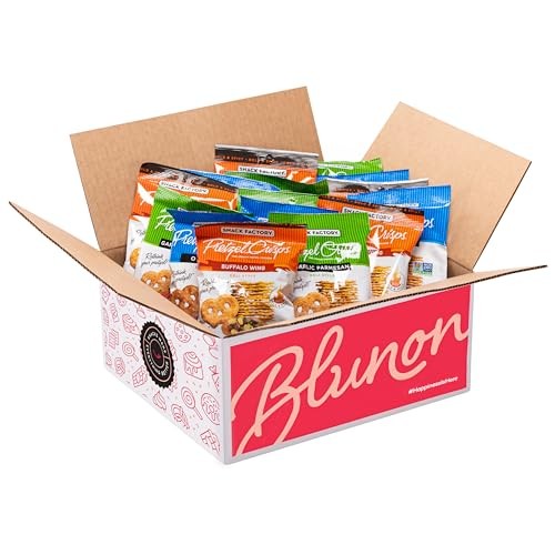 Pretzel Crisps Variety Pack - Bulk Assortment Snack Factory - Care Package Gift Box (24 Count) thumbnail